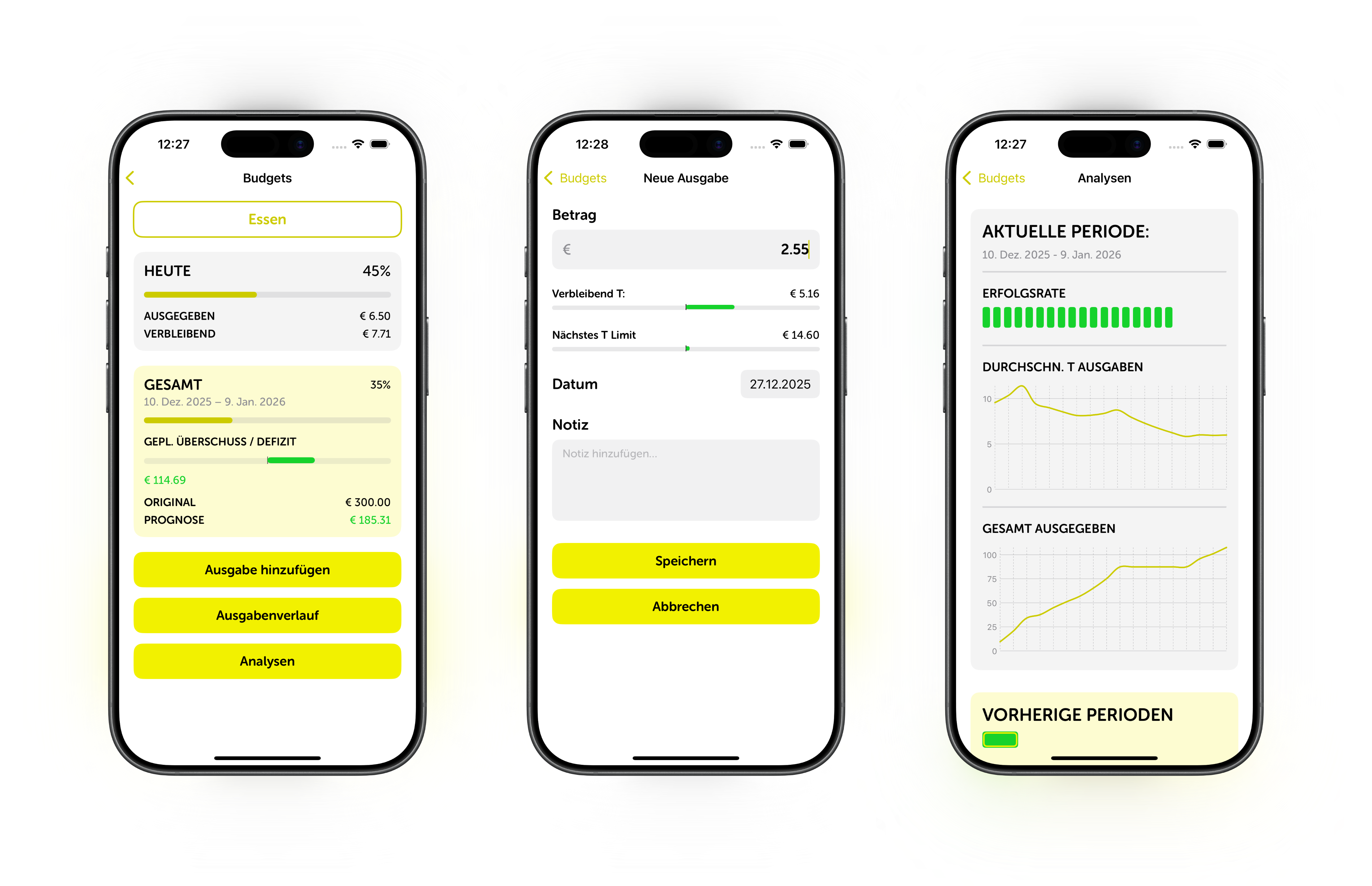Frugo Übersicht iPhone