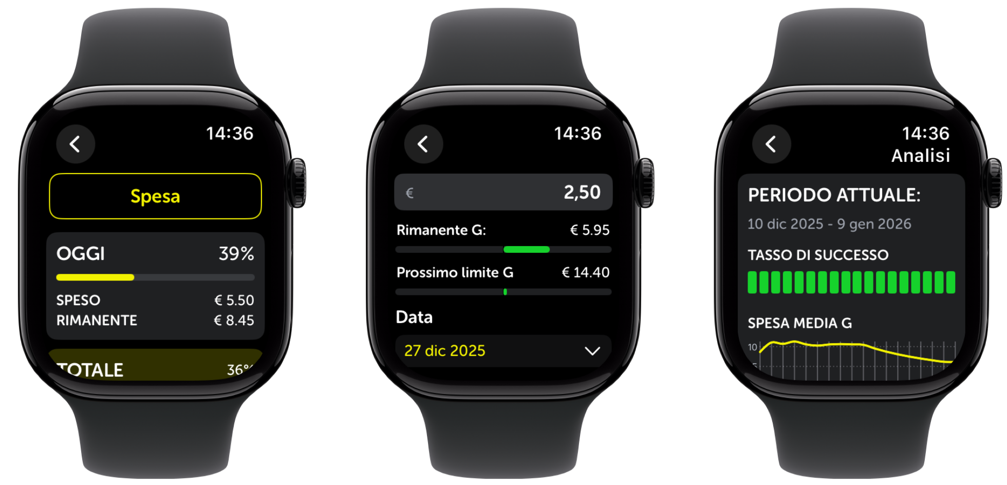 Schermata App Watch